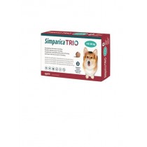 Simparica Trio >10–20 kg žuvacie tablety pre psy, 3 tbl.